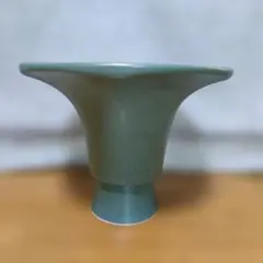 池坊 花器 清水焼 正明作 貫入 ミントグリーン×グレー 池坊 花器 清水焼 正明作 貫入 ミントグリーン×グレー - メルカリ