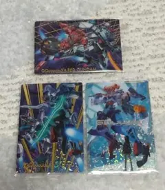 機動戦士ガンダムGQuuuuuuxカードウエハース3枚セット