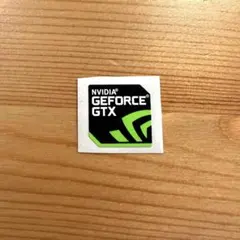PCパーツ ロゴステッカー NVIDIA GEFORCE GTX