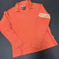 adidas ClimaLite Stretch Vネック長袖シャツ　ゴルフ