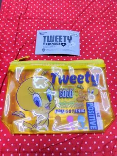★リーフレット付き★　トゥイーティー　クリアポーチA　新品未使用