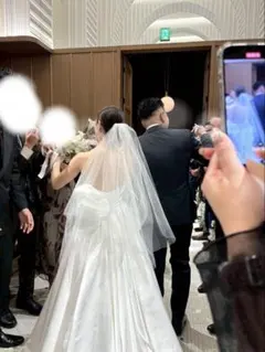 ビードレッセ　ウェディングベール 透明 チュール