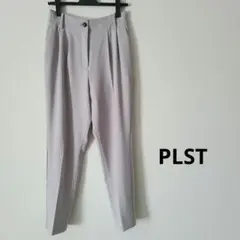 PLST ポリ2WAYストレッチテーパードパンツ M