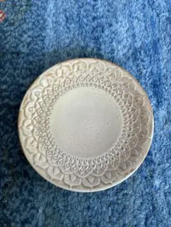 【専用】藤本羊子　ターコイズブループレート　と丸型ボウル　作家もの　手びねり 藤本羊子 ターコイズブルー プレート 作家もの 手びねり 中皿