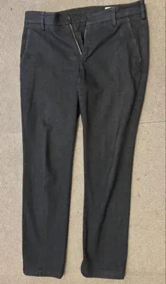 Entre Amis アントレアミ ノープリーツスリムチノチャコールグレー 29