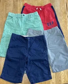 【GAP kids 160】ハーフパンツ4枚セット