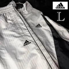 状態◯【adidas／アディダス】ナイロンジャージ上下セット スポーツ ゴルフ
