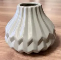 アクタス　ACTUS 陶器製 フラワーベース 花瓶 グレー