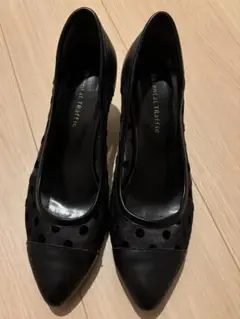 【美品】 オリエンタルトラフィック　ブラック ドットパンプス 40 25cm