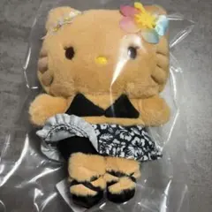 サンリオ　トコナツバケーション　ハローキティ　ブラック　マスコットホルダー②