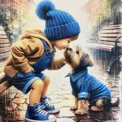 14CTクロスステッチキット親友の刺繍キット40×40cm