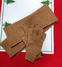 ♥新品・未使用　コムサイズム　マフラー＆手袋　Unisex　♥