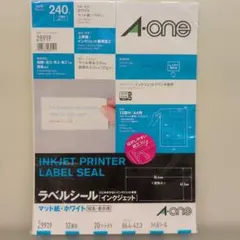 A-one ラベルシール 28919 12面付 20シート