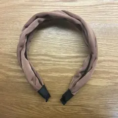 ブラウン　カチューシャ