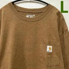 Carhartt カーハート Tシャツ　半袖　ブラウン　ポケットT
