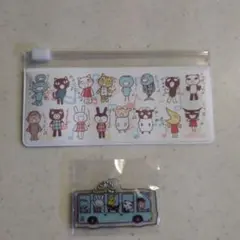 新品未使用☆アランジアロンゾ　スリムボーイ　ビニールケース・キーホルダーセット