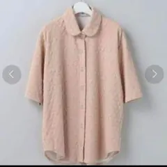 6(ROKU)　SHERRING SHIRT ロク　シャツ　ブラウス