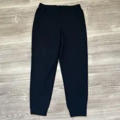 美品⭐︎ユニクロ　ネイビー　リブ裾パンツ