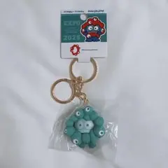 ミャクミャク✖️サンリオ　推しカラー　キーホルダー　ハンギョドン