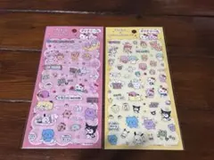 チェゴシム 산리오 キャラクターズ クリアシール 2종 세트