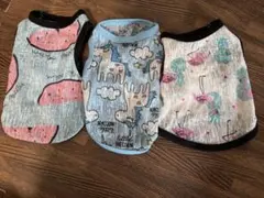 小型犬用 軽量デザイン服 3点セット　パピーちゃんXS