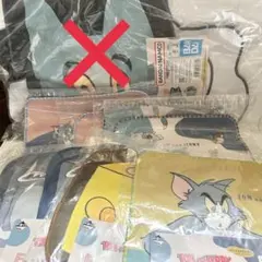 トムとジェリー　8点セット　一番くじ　タオル　ハンカチ　まとめ売り