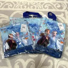 ディズニーアナと雪の女王　手提げ袋、上履き入れ、コップ袋3点セット