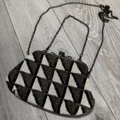 グレースコンチネンタル ビーズ刺繍 パーティーバッグ ショルダー