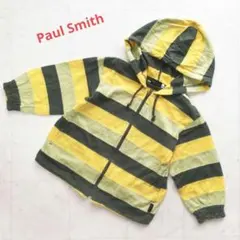 Paul Smith　パーカー　80　ボーダー　緑　黄色　黄緑のサムネイル
