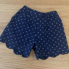 Seraphセラフ水玉模様 スカラップ ショートパンツ 120cm
