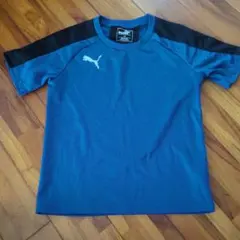 PUMA サッカーシャツ ブルー ブラック 120cmのサムネイル