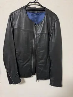 アバハウス ラムレザー シングルライダースジャケット