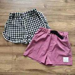 ②ショートパンツ2枚セット