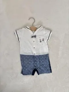 【Sophie la girafe】セーラー襟 ロンパース