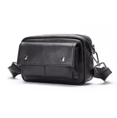 新品　 新入荷　本革 牛革　斜め掛け　肩掛け　ショルダーバッグ 長財布収納可