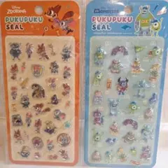 ズートピア モンスターズ・インク ディズニー ぷくぷくシール