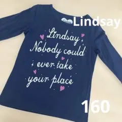 Lindsay 長袖カットソー ネイビー