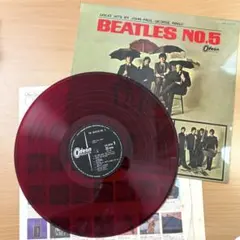 も*！様 The Beatles No.5 赤盤 レコード LP