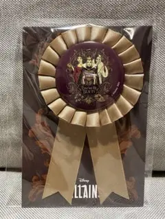 ディズニーヴィランズ　ハッピーくじ　ロゼット 1種　女王　ゴーテル　クルエラ