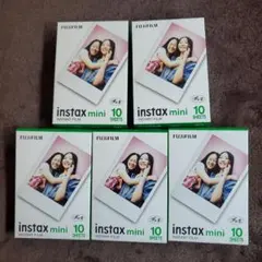 チェキフィルム インスタックスミニ instax mini 10枚×5 計50枚