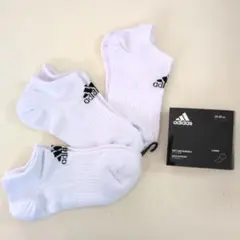 adidas アンクルソックス 23-25cm　3足セット【新品未使用】