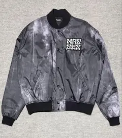 希少✨マックレガー レザー切替 牛革 スタジャン ワッペン刺繍 キルティング McGREGOR】スタジャン レザー切り替え 刺繍 ワッペン