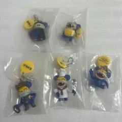 【匿名配送】ニャンちゅう　めじるしガチャマスコット　5点コンプリート　ガチャ