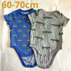 【値下げ中】baby GAP 3-6months ベイビーロンパース　2枚セット