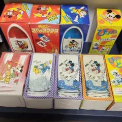 昭和レトロ80'90' 非売品グラスまとめ売りキリンレモン コカ・コーラ　ミスド 昭和レトロ80'90' 非売品グラスまとめ売りキリンレモン コカ・コーラ