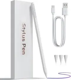 A090　iPad Apple Pencil　iPad用スタイラスペン　ホワイト