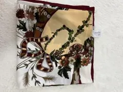 リボンスカーフ 花柄