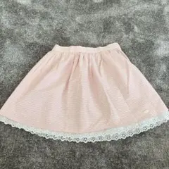 タルティーヌエショコラストライプスカート 120