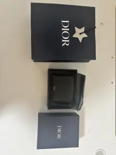 Dior ブラック 二つ折り財布