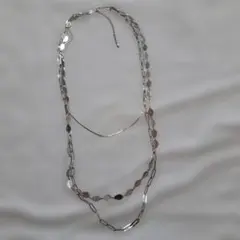 多層式 ネックレス 葉っぱ型